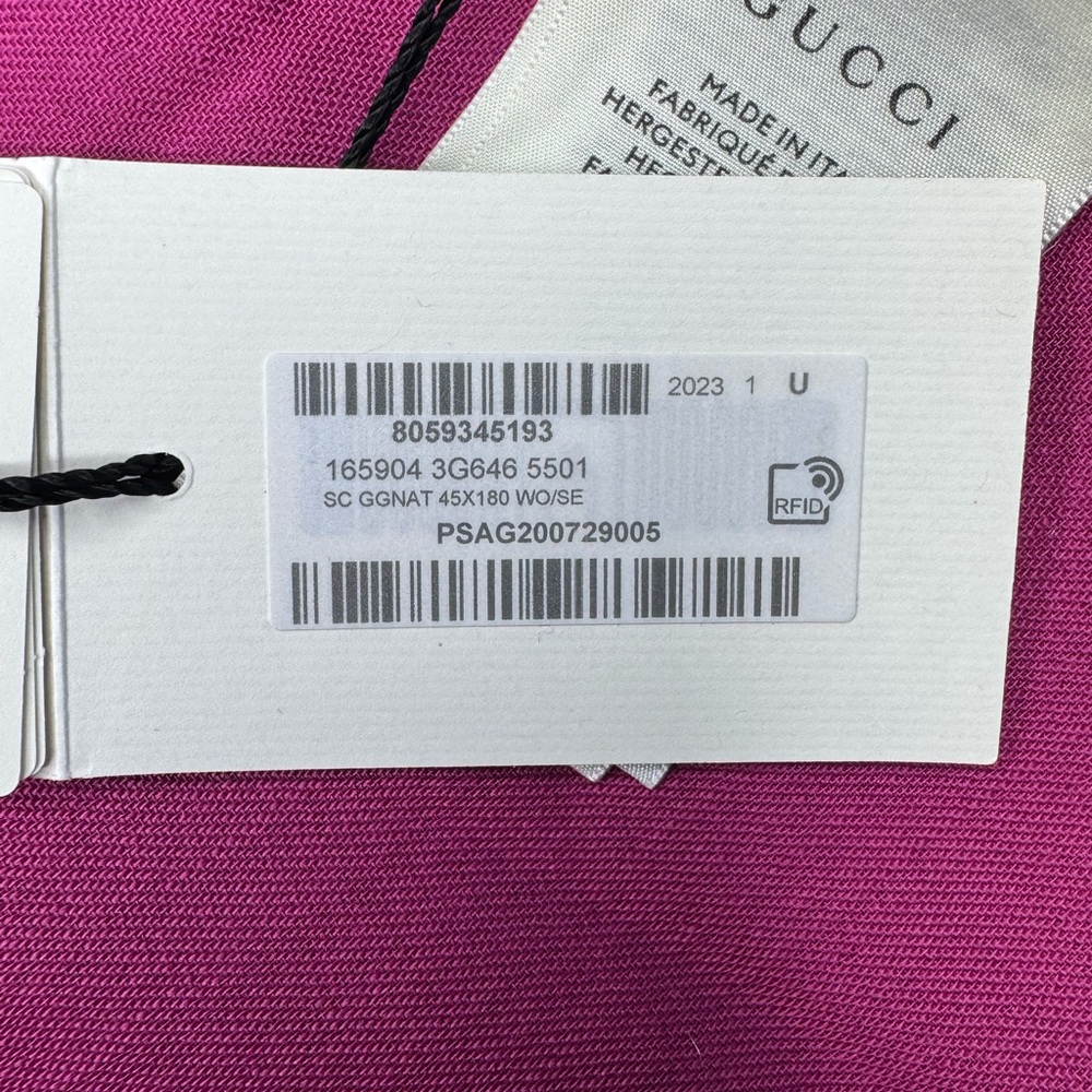 NWT Gucci | Logo Scarf - Picture 6 of 8